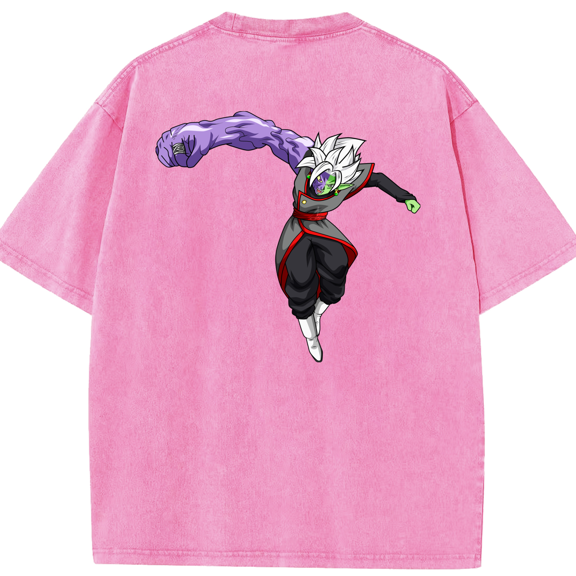 （画像用） ドラゴンボール ベジット DRAGON BALL Vegetto 綿100% ヴィンテージ風 半袖Tシャツ（背面プリント）